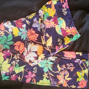 LuLaRoe Floral Leggings - Multicolor